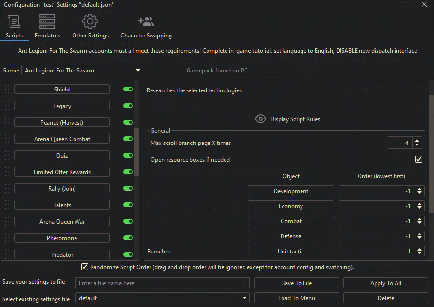 Ant Legion For The Swarm Bot