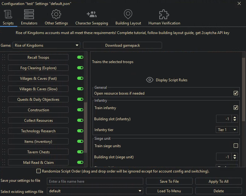 Rise of Kingdoms Bots